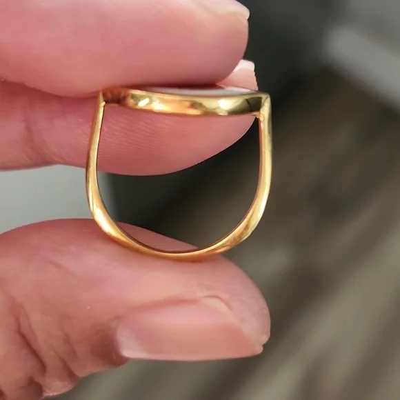 NWOT Gold-Filled Evil Eye Ring Size 5.5 - Picture 5 of 5